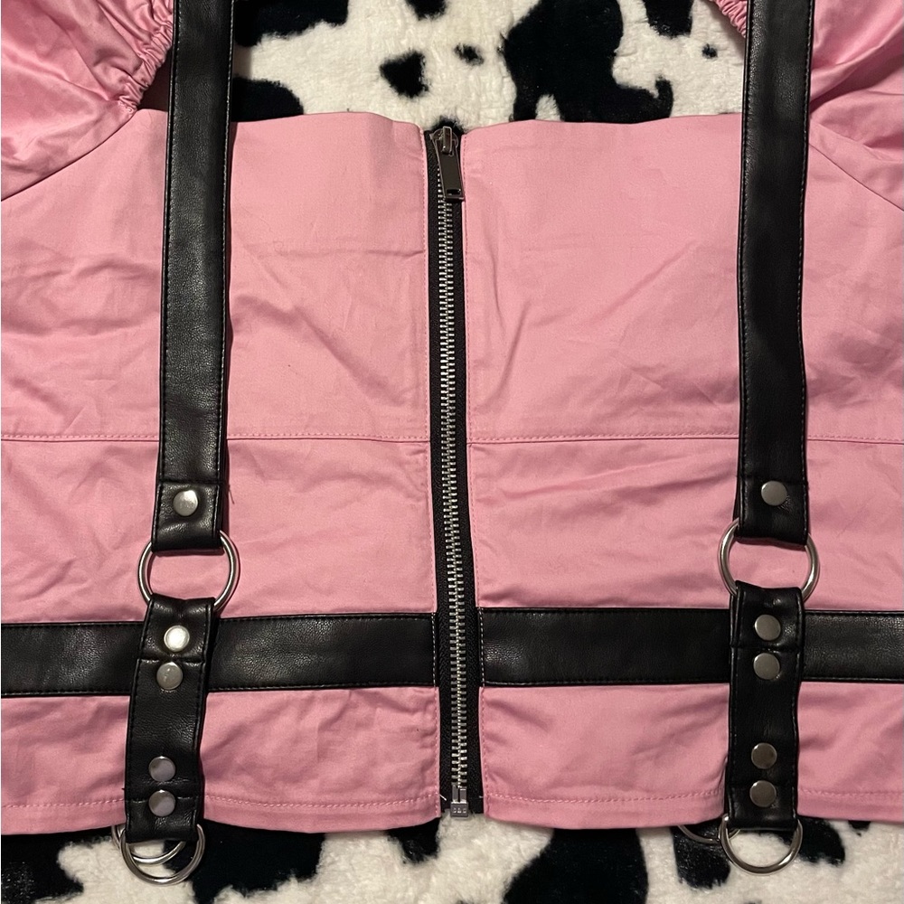 *SOLD OUT* No Tears Tonight Harness Crop Top - Picture 7 of 7